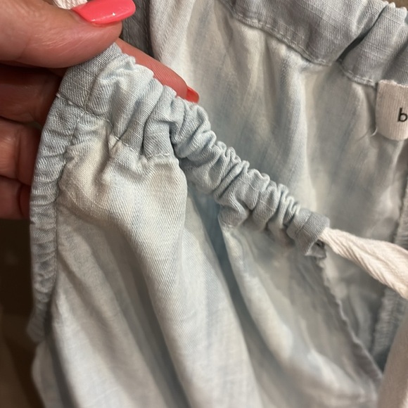 Bella Dahl Light Blue tie dye Camisole Top organic tencel lyocell frayed hem Med - Picture 4 of 12